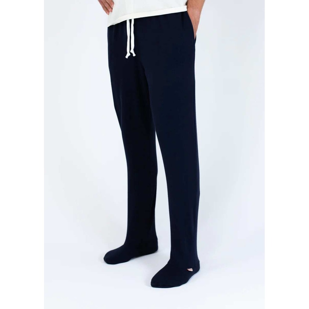 Feejays PJ Pants Womens S Black Jogger Loungewear Sherpa Lined Feet Cozy‎ Sleep